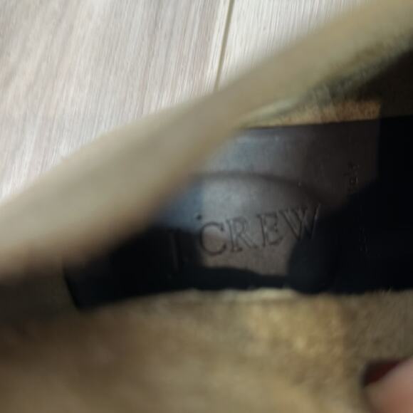 J. Crew neutral suede wedge booties size 7 - Picture 5 of 8